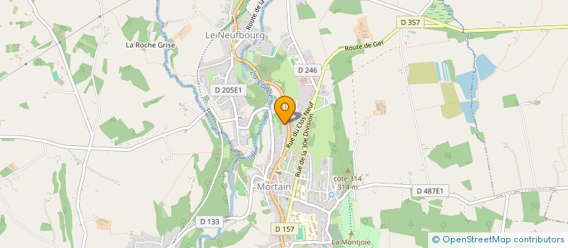 localisation de l'entreprise ASSOC ST-BERNARD à MORTAIN-BOCAGE