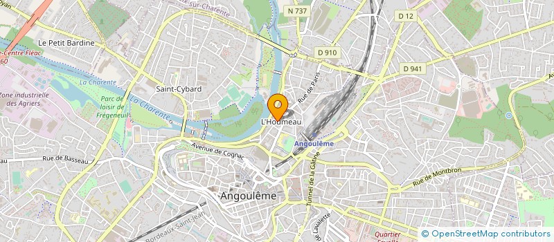 localisation de l'entreprise ASSOC ST-JACQUES DE L HOUMEAU à ANGOULEME