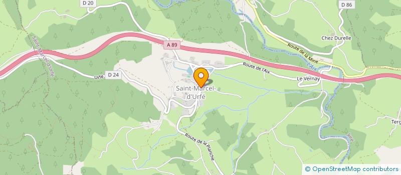 localisation de l'entreprise ASSOC ST JUST FORMATION DEVELOPPEMENT à SAINT-JUST-EN-CHEVALET