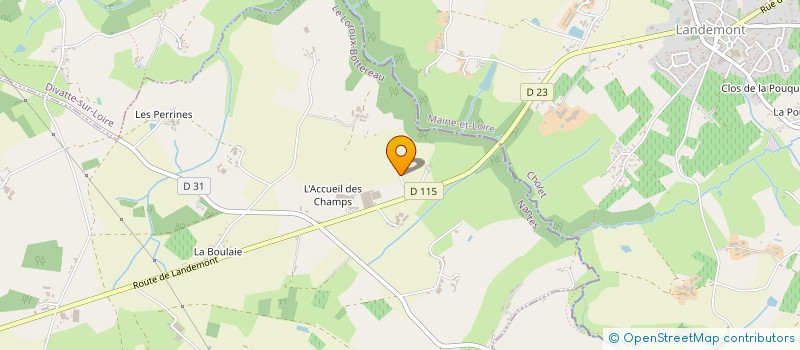 localisation de l'entreprise ASSOC ST MARTIN CANTINE  LA REMAUDIERE