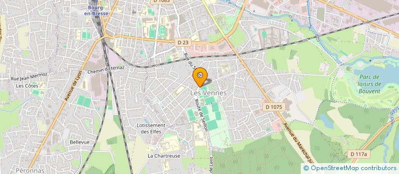localisation de l'entreprise ASSOC STADE ATHLETIQUE DE BOURG à BOURG-EN-BRESSE