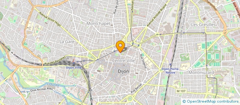 localisation de l'entreprise ASSOC.STRUCTURE ET CREATION  DIJON