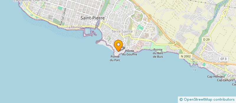 localisation de l'entreprise ASSOC SUPPORTERS CLUB OMNI TERRE-SAINTE à SAINT-PIERRE