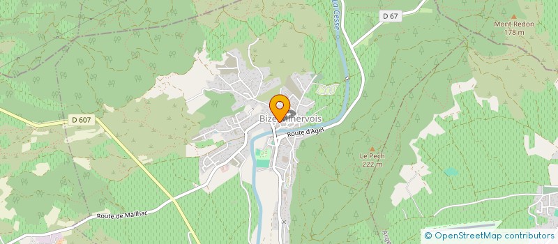 localisation de l'entreprise ASSOC SYND AUTOR ARROSAGE GINESTAS BIZE à BIZE-MINERVOIS