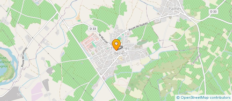 localisation de l'entreprise ASSOC SYND AUTOR DEFENSE RIVE GAUCHE ORB à MURVIEL-LES-BEZIERS