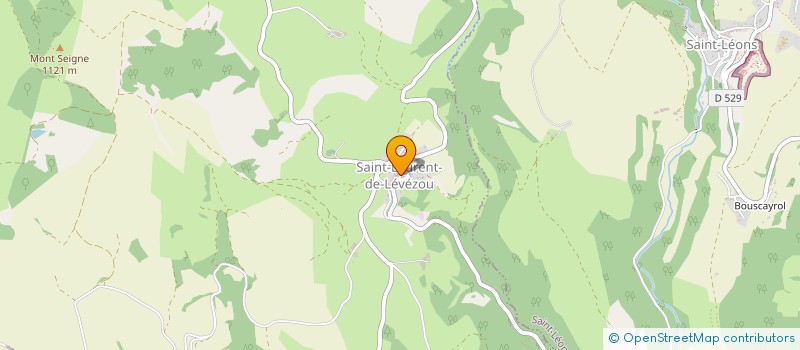 localisation de l'entreprise ASSOC SYND AUTOR DRAINAGE SAINT LAURENT  SAINT-LAURENT-DE-LEVEZOU