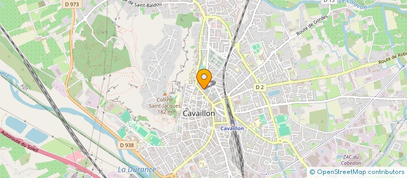 localisation de l'entreprise ASSOC SYND AUTOR DURANCE CHEVAL BLANC  CAVAILLON