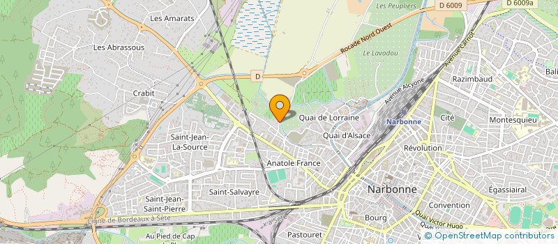 localisation de l'entreprise ASSOC SYND AUTOR ECOUL PLAINE LIVIERE  NARBONNE