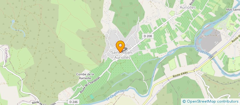 localisation de l'entreprise ASSOC SYND AUTOR IRRIG PLAINE ST ALBAN A à SAINT-ALBAN-AURIOLLES