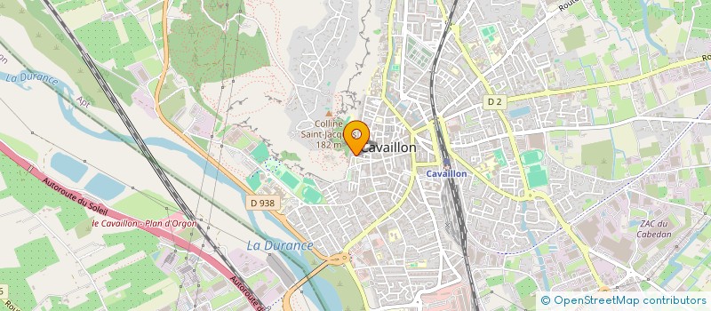 localisation de l'entreprise ASSOC SYND AUTORISEE CANAL DES VERGERS  CAVAILLON