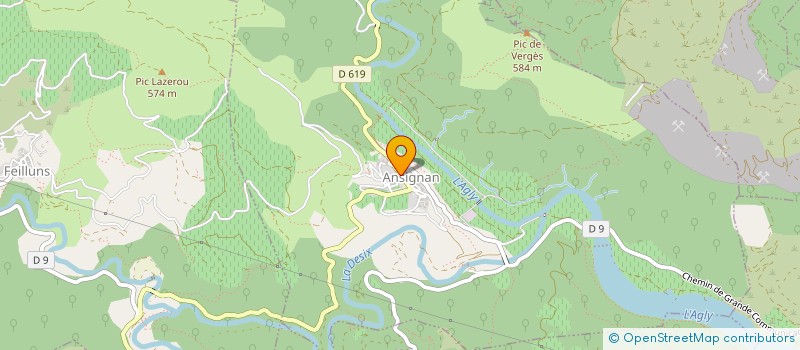 localisation de l'entreprise ASSOC SYND AUTORISEE DES CANAUX DE VIRA  VIRA