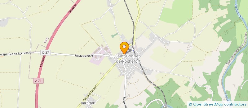 localisation de l'entreprise ASSOC SYND AUTORISEE DES CHAMPAGNES à SAINT-BONNET-DE-ROCHEFORT