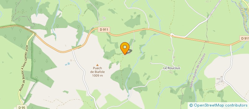 localisation de l'entreprise ASSOC SYND AUTORISEE DRAINAGE DE VEZINS  VEZINS-DE-LEVEZOU