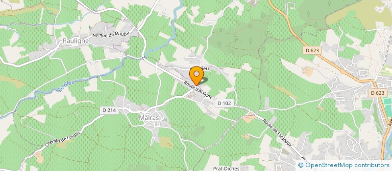 localisation de l'entreprise ASSOC SYND AUTORISEE IRRIGATION CAPIES  POMY