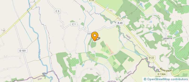 localisation de l'entreprise ASSOC SYND AUTORISEE IRRIGATION DE HOUIS à RISCLE