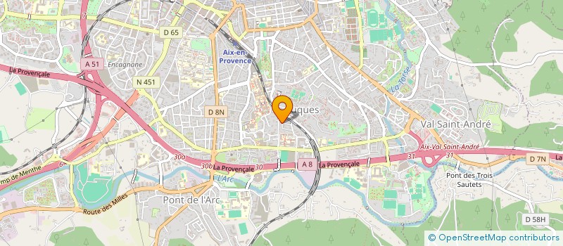localisation de l'entreprise ASSOC SYND AUTORISEE LOTISSEMENT TROIN à AIX-EN-PROVENCE