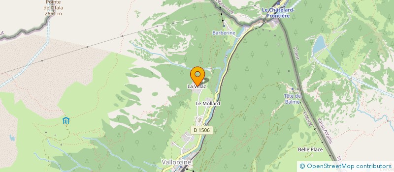 localisation de l'entreprise ASSOC SYND AUTORISEE NANT ET DES BIOLLES à VALLORCINE