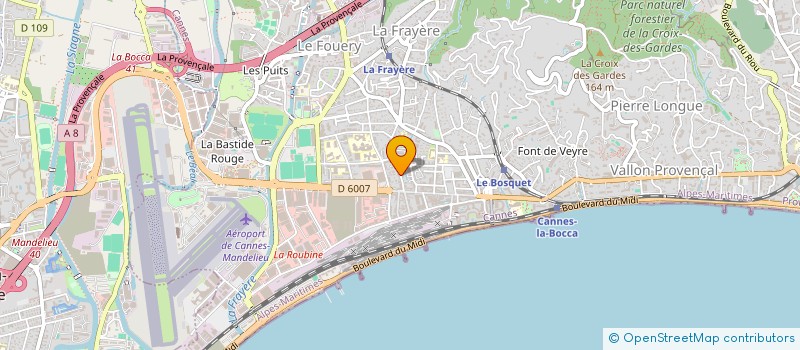 localisation de l'entreprise ASSOC.SYND.COPROPRIET.CANNES CROISETTE  CANNES