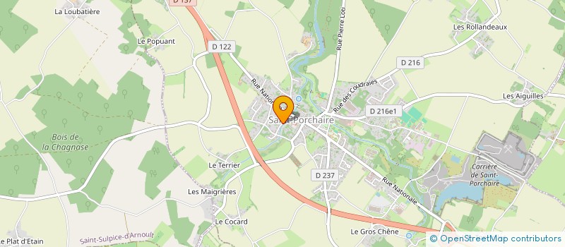 localisation de l'entreprise ASSOC SYND DE CHARNAY LA GOUYONNERIE  SAINT SULPICE D'ARNOULT