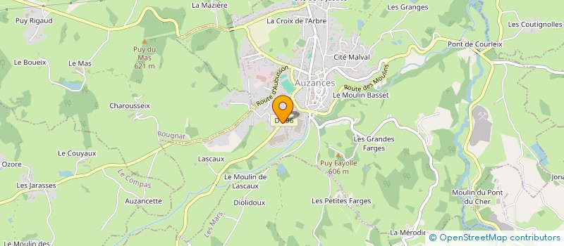 localisation de l'entreprise ASSOC SYND EPANDAGE LA REGION D AUZANCES à AUZANCES