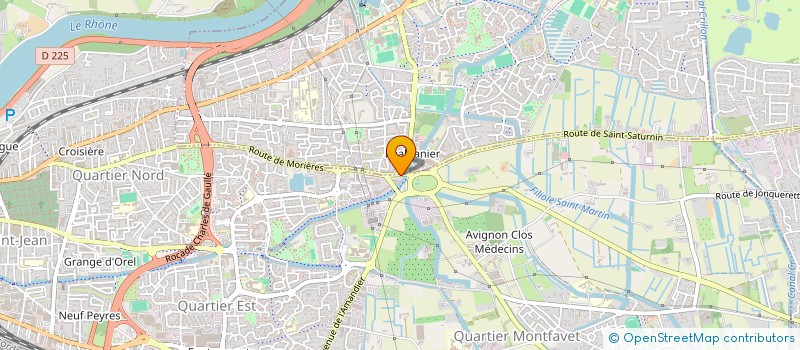 localisation de l'entreprise ASSOC SYND FORC CANAL VAUCLUSE  AVIGNON