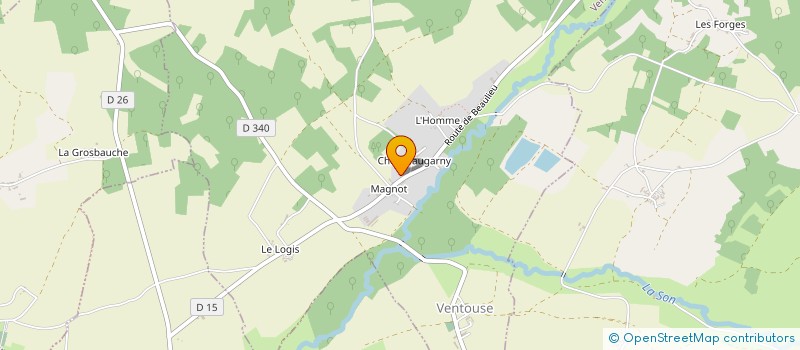 localisation de l'entreprise ASSOC SYND LIBRE IRRIGATION LA MOUVIERE à AUNAC-SUR-CHARENTE