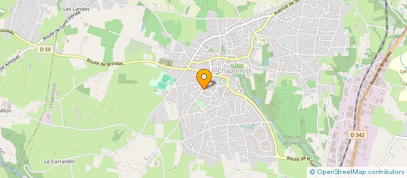 localisation de l'entreprise ASSOC SYND LIBRE LA SEIGNEURIE  CHAPONOST