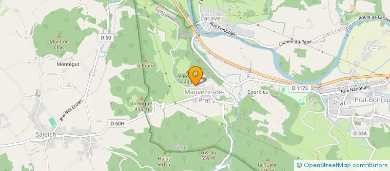 localisation de l'entreprise ASSOC SYND LIBRE PLAINE PRAT BONREPAUX à PRAT-BONREPAUX