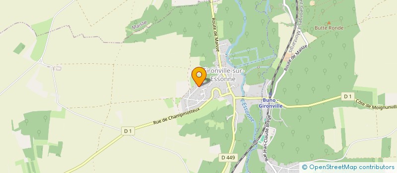 localisation de l'entreprise ASSOC SYND LIBRE PROP LOTI ROC  GIRONVILLE-SUR-ESSONNE