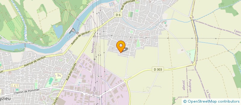 localisation de l'entreprise ASSOC SYND LOT LA CERISIERE  PUSIGNAN