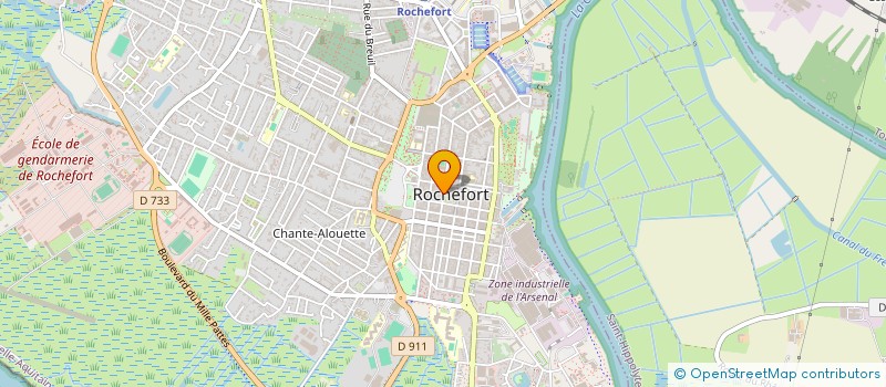 localisation de l'entreprise ASSOC SYND MARAIS DES BLANCHETS à ROCHEFORT