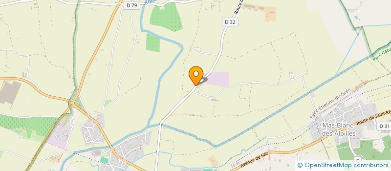 localisation de l'entreprise ASSOC SYND VIDANGES SAINT ETIENNE GRES  SAINT-ETIENNE-DU-GRES