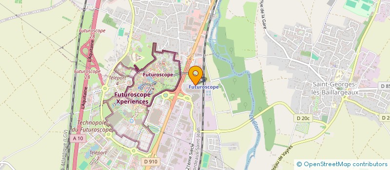 localisation de l'entreprise ASSOC SYNDIC COPROPRIETAIRES XXIE SIECLE  CHASSENEUIL-DU-POITOU