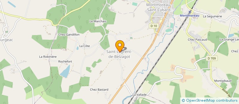 localisation de l'entreprise ASSOC SYNDIC LIBRE DE BORS MONTMOREAU à BORS (CANTON DE TUDE-LAVALETTE)