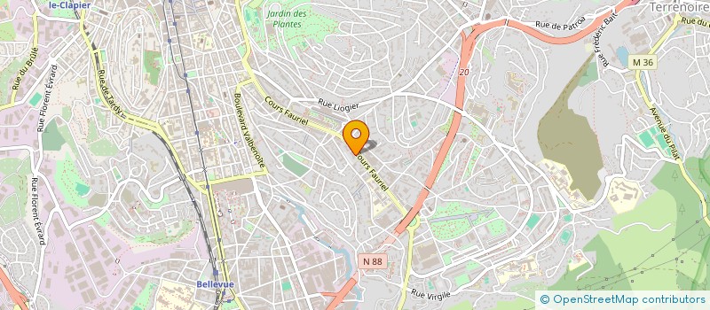 localisation de l'entreprise ASSOC SYNDIC LIBRE DES JARDINS D'ARCADIE à SAINT-ETIENNE