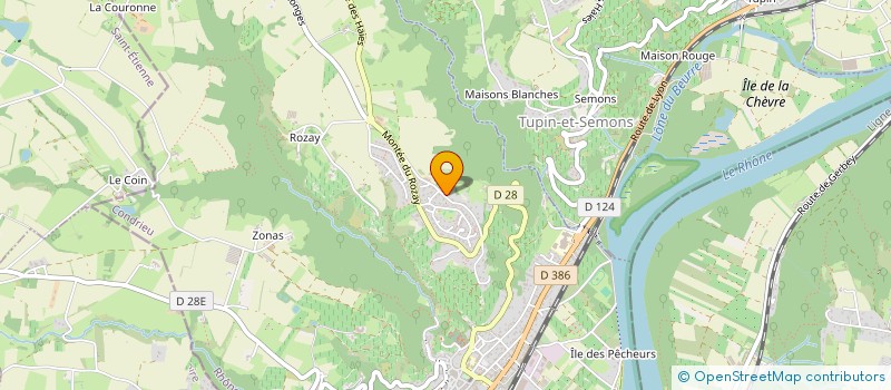 localisation de l'entreprise ASSOC SYNDIC LIBRE DU ROZAY  CONDRIEU