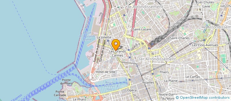 localisation de l'entreprise ASSOC SYNDIC PROF DECL COMMIS à MARSEILLE