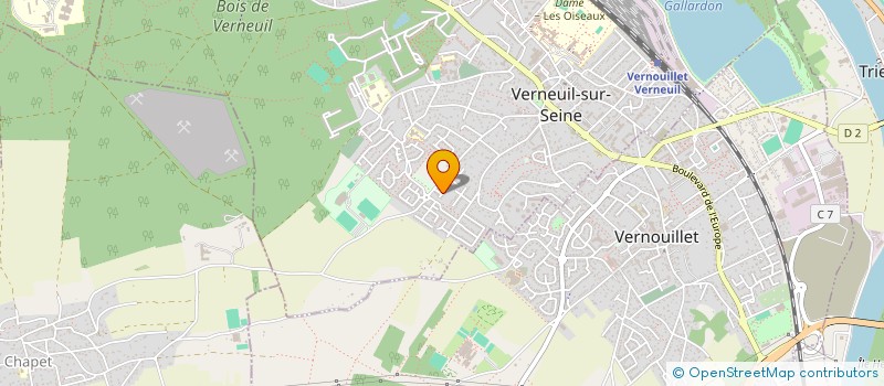localisation de l'entreprise ASSOC SYNDIC PROPRIET GROUP HA à VERNEUIL-SUR-SEINE