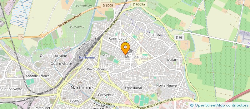 localisation de l'entreprise ASSOC SYNDICALE AUTORISEE DE LA RECHE à NARBONNE