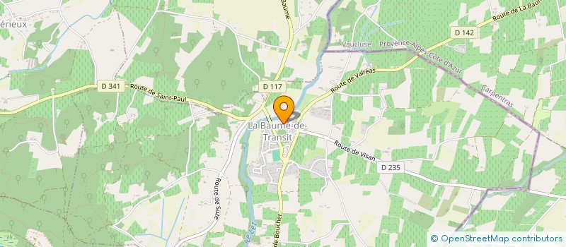 localisation de l'entreprise ASSOC SYNDICALE AUTORISEE DES TAULIS  SUZE-LA-ROUSSE