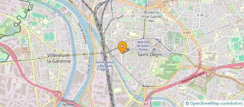 localisation de l'entreprise ASSOC SYNDICALE CITE FLOREAL SAINT DENIS à SAINT-DENIS