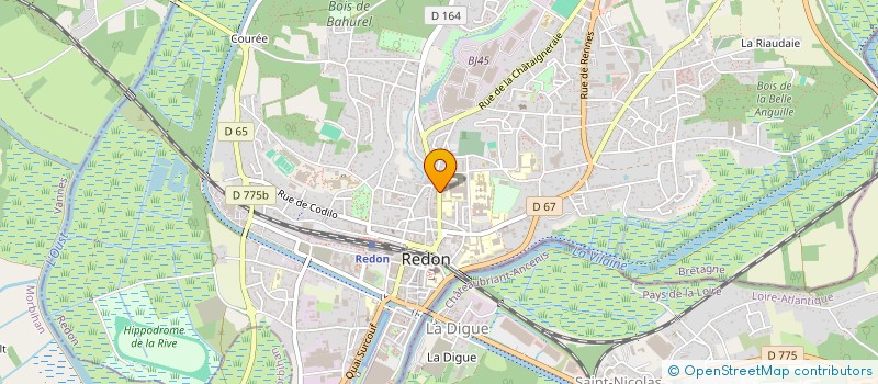 localisation de l'entreprise ASSOC SYNDICALE COPRO LE SERROLLIERE  REDON