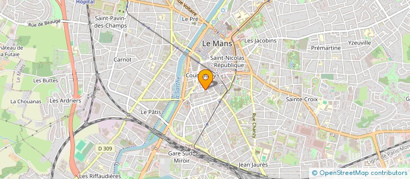 localisation de l'entreprise ASSOC SYNDICALE COPROPRIETAIRES OLYMPIA  LE MANS