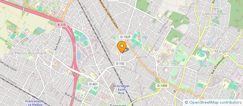 localisation de l'entreprise ASSOC SYNDICALE DE COPROPRIETAIRES DU LOTISSEMENT RESIDENTIEL LES TILLEULS  SAINT-PRIX