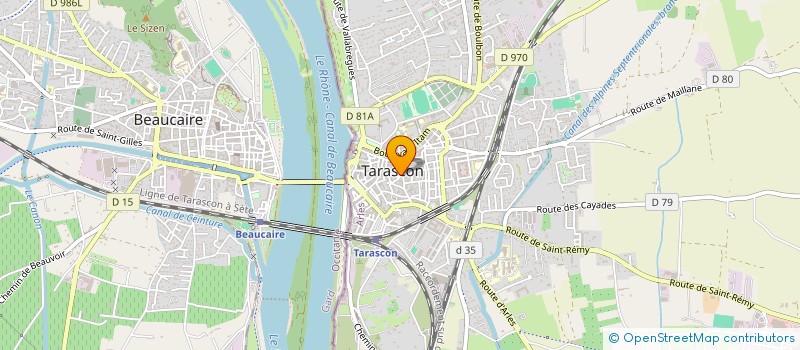 localisation de l'entreprise ASSOC SYNDICALE DES FILIOLES REUNIES à TARASCON