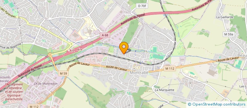 localisation de l'entreprise ASSOC SYNDICALE DU PARC DE MONTRABE  MONTRABE