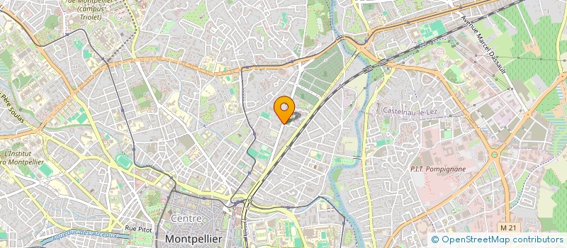 localisation de l'entreprise ASSOC SYNDICALE LIBRE CHATEAU LEVAT à MONTPELLIER