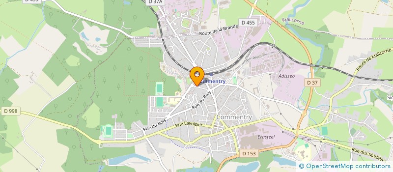 localisation de l'entreprise ASSOC SYNDICALE LIBRE DU ROND POINT  COMMENTRY