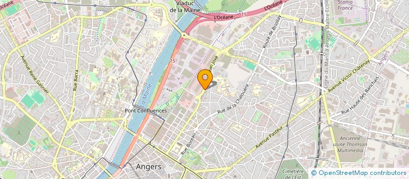 localisation de l'entreprise ASSOC TABLES GOURMANDES DE L'ANJOU à ANGERS