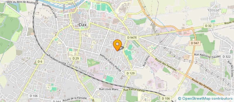 localisation de l'entreprise ASSOC TANOC PRODUCTIONS à DAX